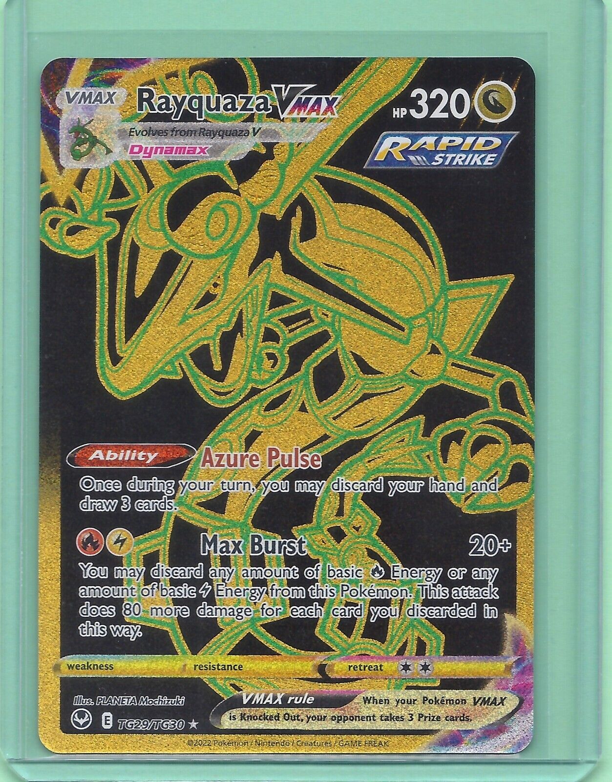 Rayquaza-VMAX (TG29/TG30), Busca de Cards