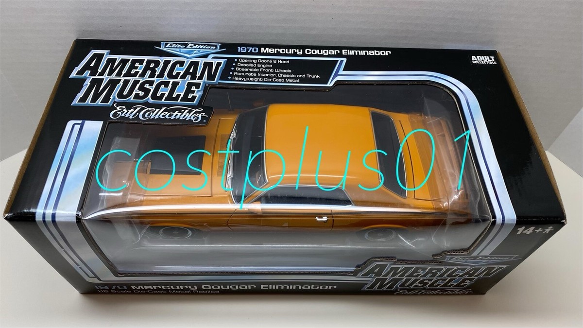 ERTL AMERICAN MUSCLE 1970 MERCURY COUGAR ELIMINATOR 1:18