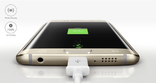 DOCOMO SAMSUNG SC-04G GALAXY S6 EDGE 64GB ANDROID 5.0 PHONE UNLOCKED GOLD NEW - Afbeelding 7 van 11