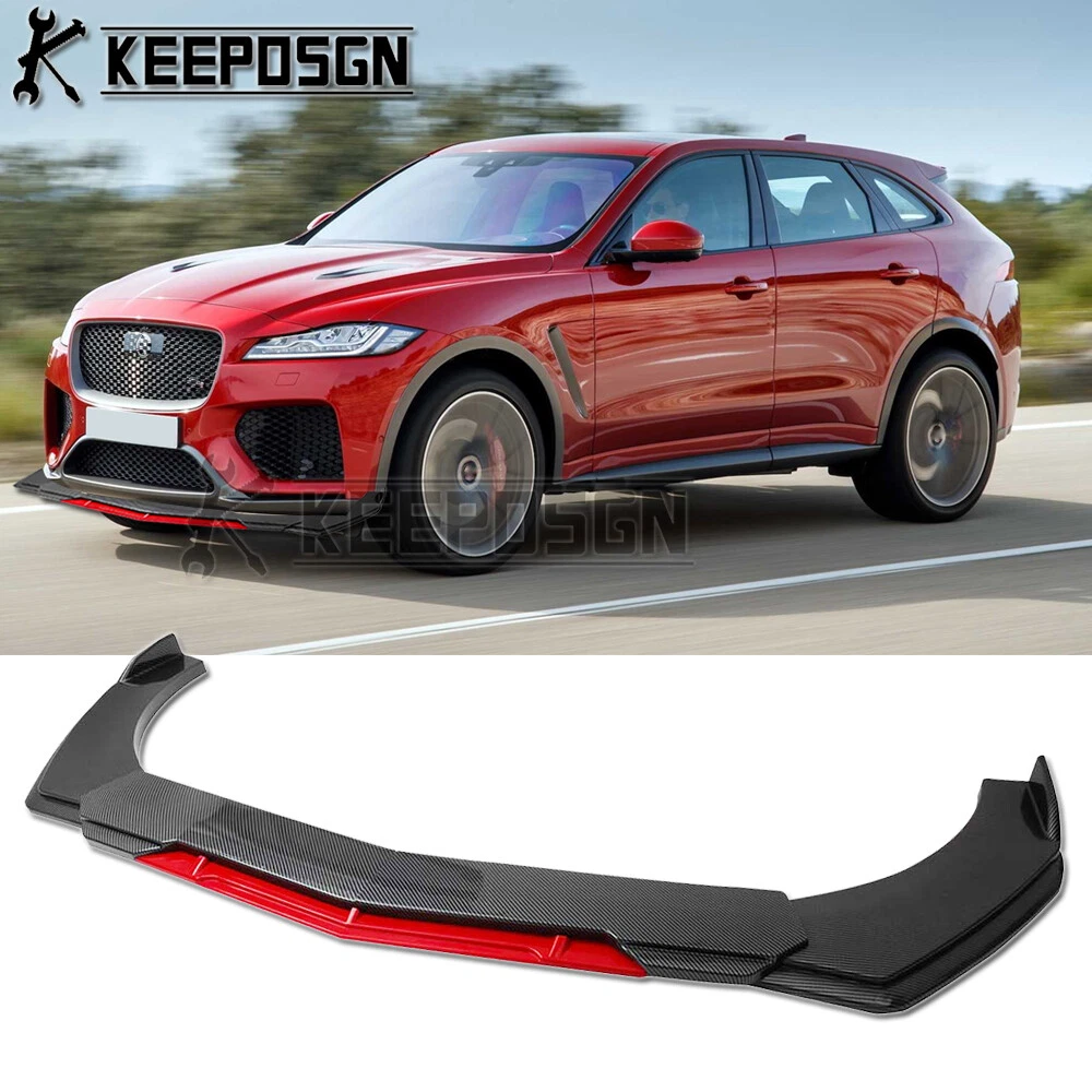For Jaguar F pace Front Bumper Lip Splitter Spoiler Sporty Body
