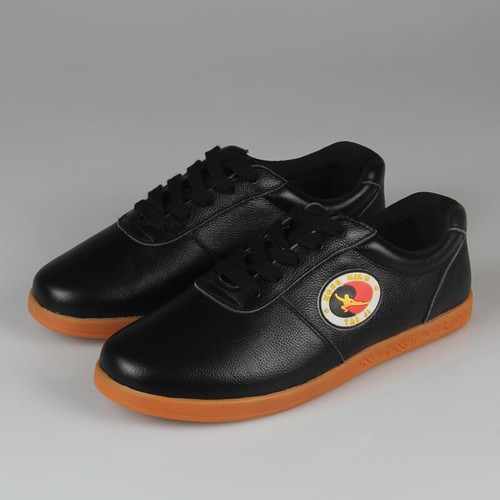 Genuine Leather Breathable Kung Fu Tai Chi Shoes Martial Art Shoes Wushu Sport - Picture 5 of 22