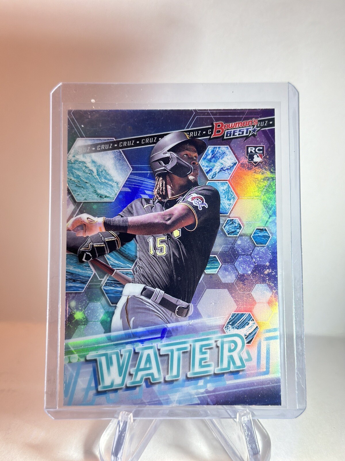 2022 Bowman's Best Oneil Cruz Elements Of Excellence Water Rookie RC #EE-10 Rc