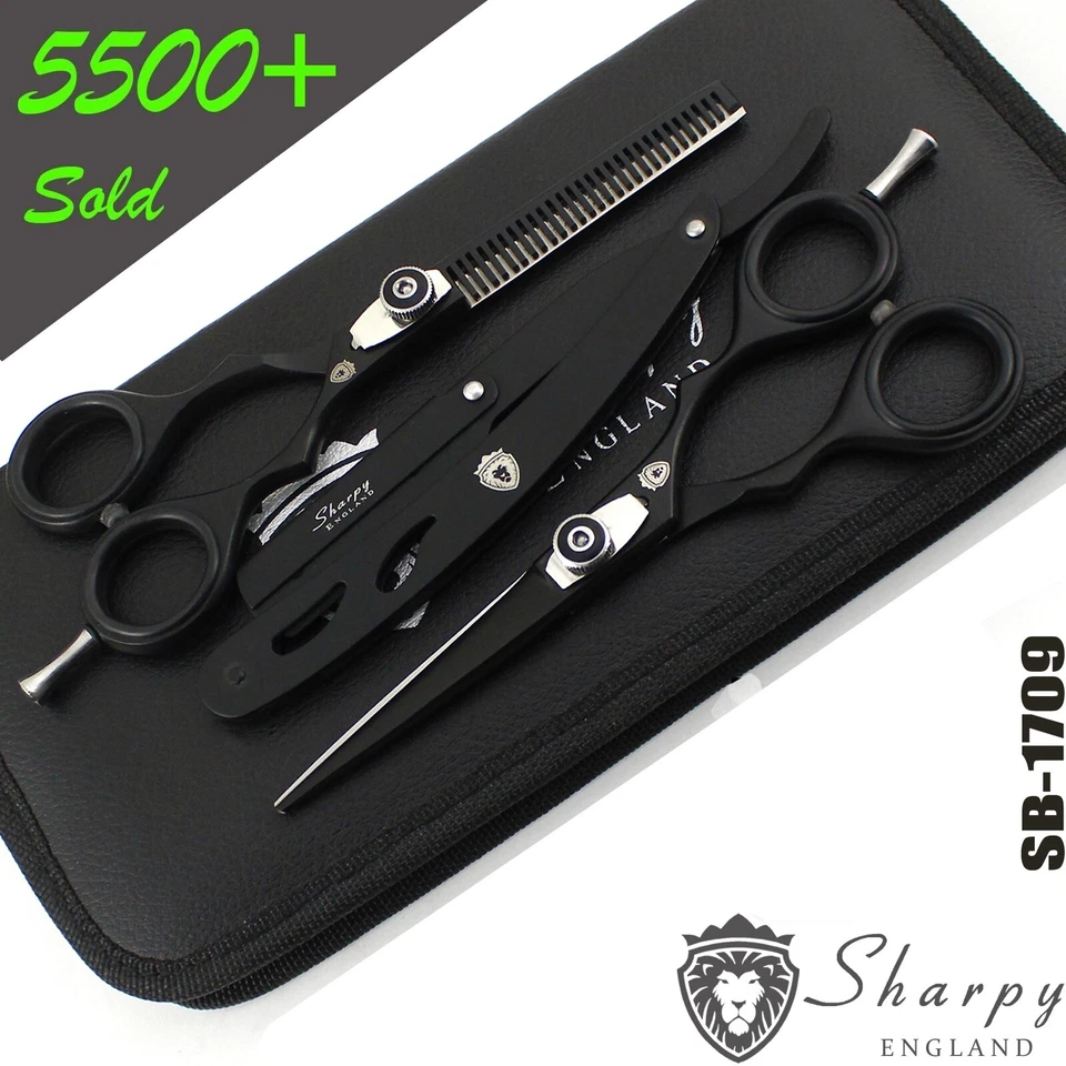 Professional Barber Hair Cutting Thinning Scissors Shears Set Hairdressing Salon