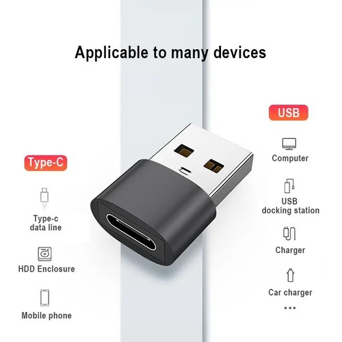 USB 3.1 to Type C Female to USB Male Adaptor Converter Charger Connector Plug PC - Picture 8 of 11