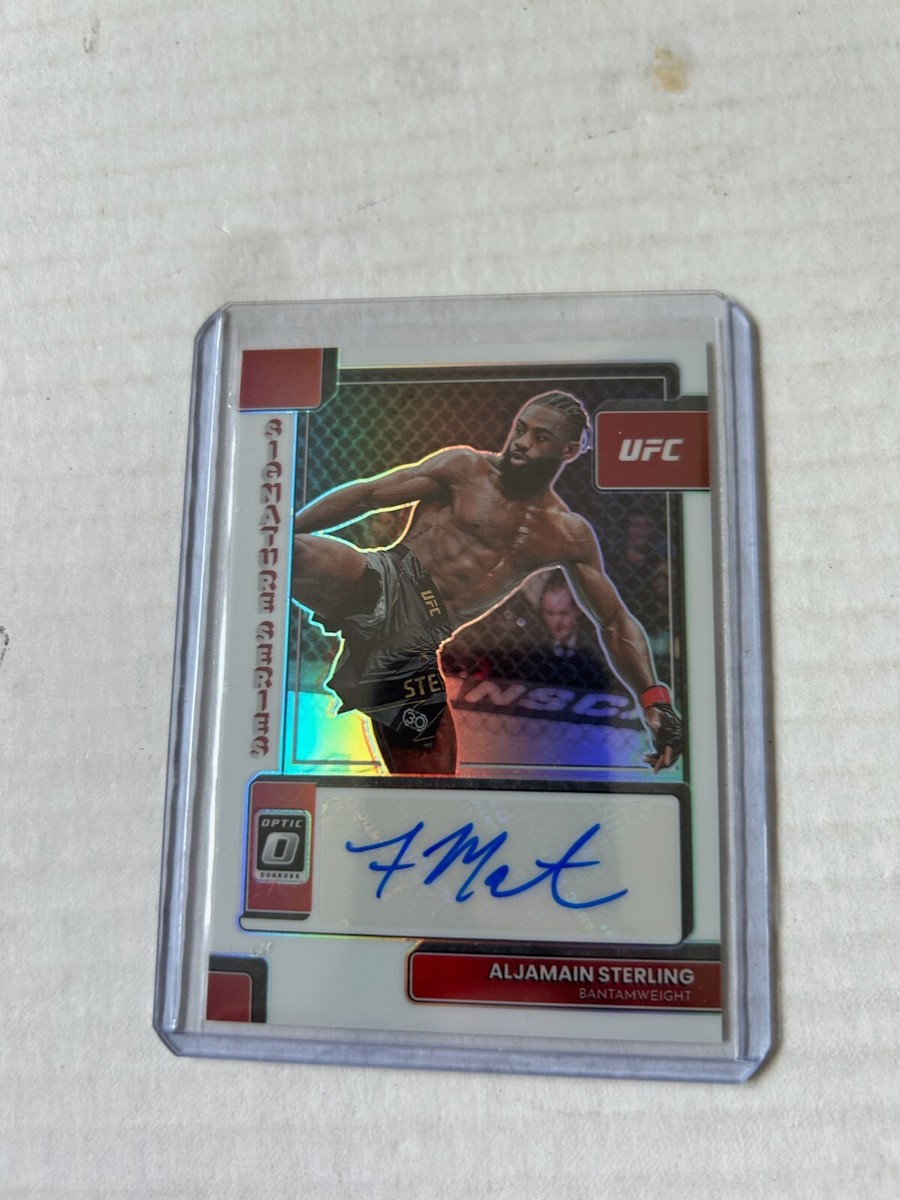 Aljamain Sterling 2023 Donruss Optic UFC Signature Series