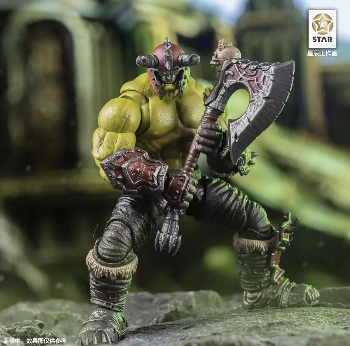 その他 1/12 Ancient War-Orc Star Studio STAR STUDIO 1/12 ANCIENT WAR 02 GREEN ORC BODY AND CUSTOM