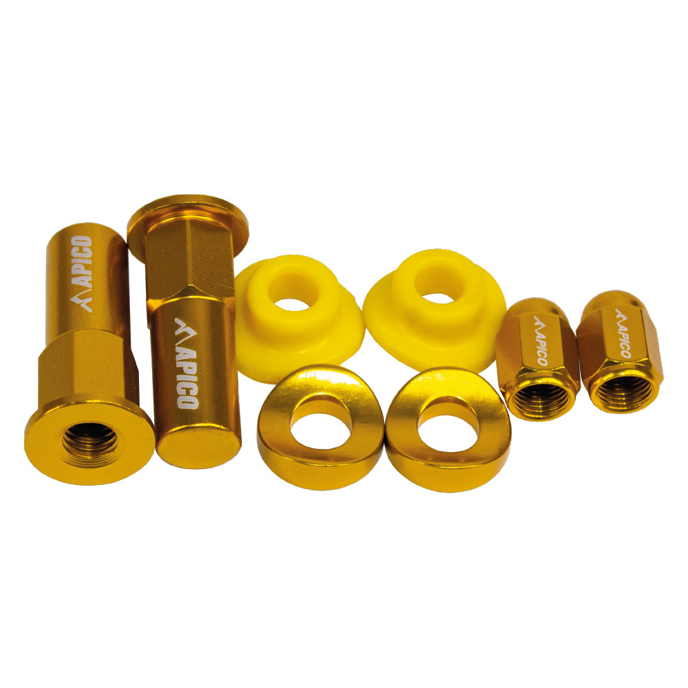 Apico Factory Wheel Bling Pack Pack Yellow