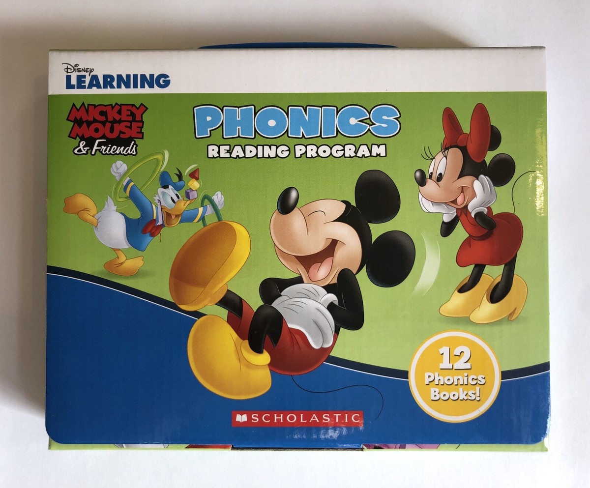 Disney Mickey Mouse Phonics Childrens Books Learn to Read Box Set