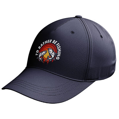 Lustige Baseballmütze Angeln Ich würde ihm lieber schenken Retro Fischermütze Geschenk Männer