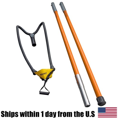 Jameson Sling Shot Throw Line Launcher 8' Two 4' Pole Bigshot Slingshot