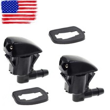 2 Windshield Washer Nozzle For Chevy Traverse 2013-2017 For Buick Enclave