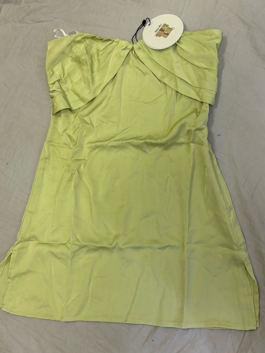 Princess Polly Irena Strapless Mini Dress -Green- Size US 8 *NWT* | eBay