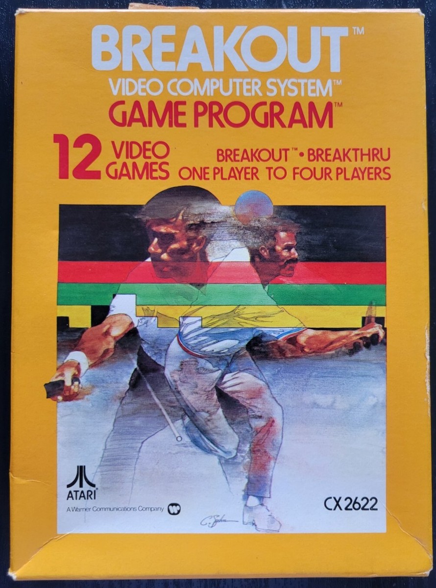 1re édition originale EO avec STICKER HOLOGRAPHIQUE Atari 2600