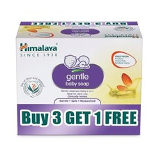 Himalaya Gentle Baby Soap 75 g Only for Babies Buy 3 Get 1 Free Pack of 4