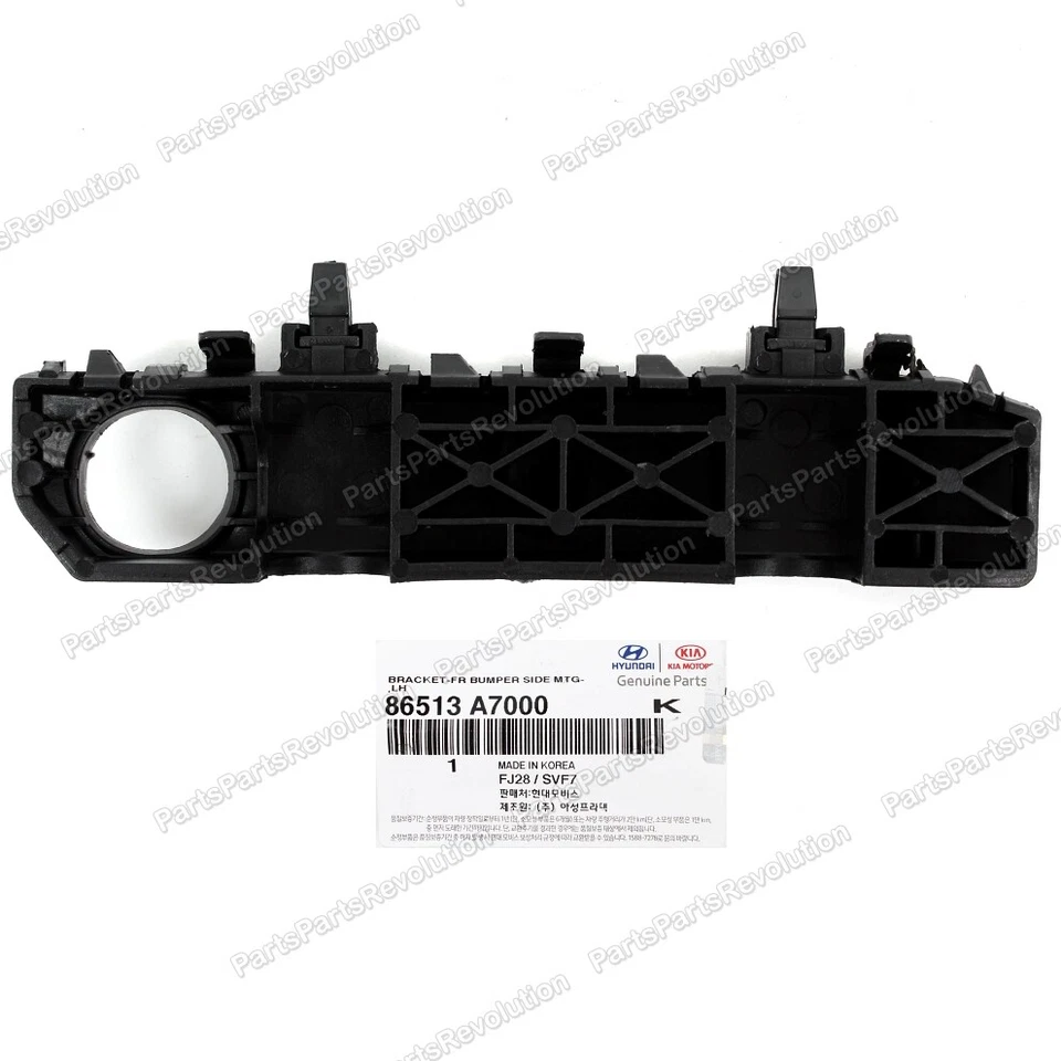 Soporte de parachoques delantero izquierdo 86513A7000 para Kia Forte Forte5 Forte Koup 14-18 Foto 2 de 4