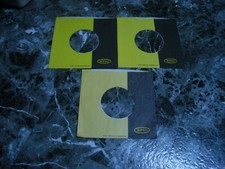45 COMPANY RECORD SLEEVES. LOT OF THREE EPIC, BLACK ON SIDE.