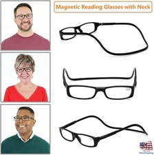 Magnetic Reading Glasses for Men and Women Hanging Neck Reading Glasses As Gifts