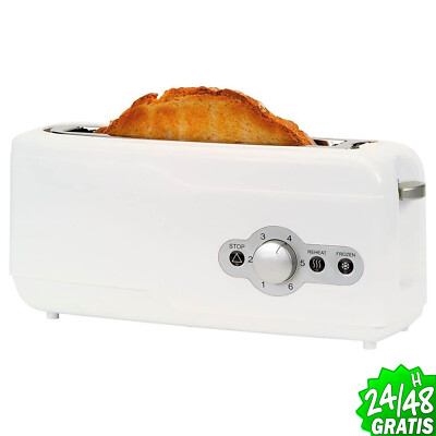 Tostadora de Boca ancha Barra Pan Molde 750W Potencias