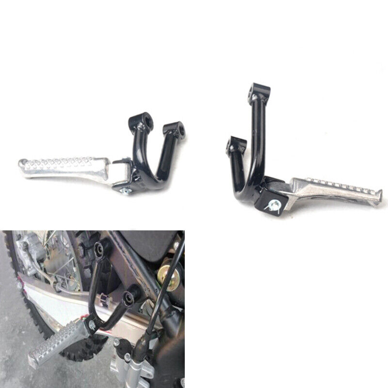 Vaguelly 2pcs motorcycle footboards mount off road motorcycle accessories  refit pedal Spikes aluminum alloy pedal bracket Modified pieces motorcycle