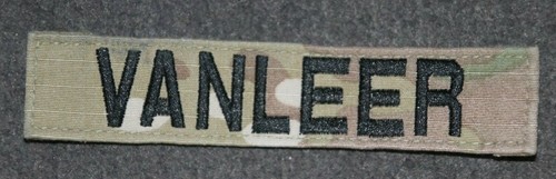 ORIGINAL US CURRENT CAMO NAME TAPES SURNAME MCP OSPREY MULTICAM ARMY MCU #3 - Picture 3 of 18