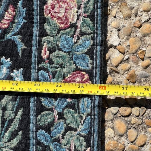 Tapiz vintage con certificado de autenticidad Flora William Morris colgante de pared 54x36 hecho en Bélgica - Imagen 21 de 21