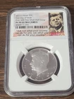 2019-S Proof Silver Kennedy Half Dollar 1st Day NGC PF70 Ultra Cameo