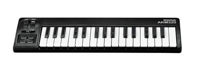 AKM320 USB MIDI Keyboard Controller, Black, 32-key