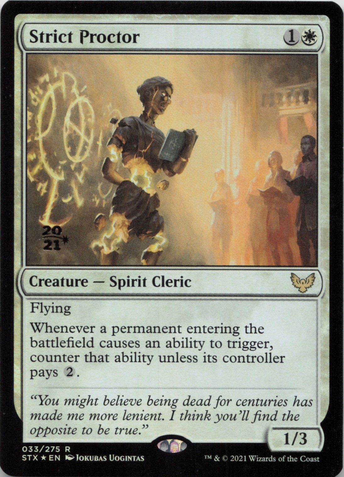 Strict Proctor - FOIL - R Prerelease Cards 33 - MTG