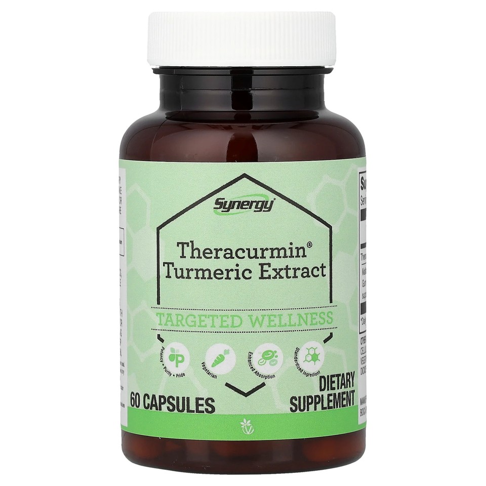 Synergy®, Theracurmin® Turmeric Extract, 60 Capsules