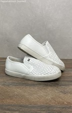 Michael Kors Eithne White Perforated Slip-On Sneakers Size 4