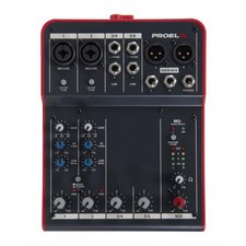 Proel MQ6 Mixer ultra-compatto a 6 ingressi e 2 bus per live e Karaoke