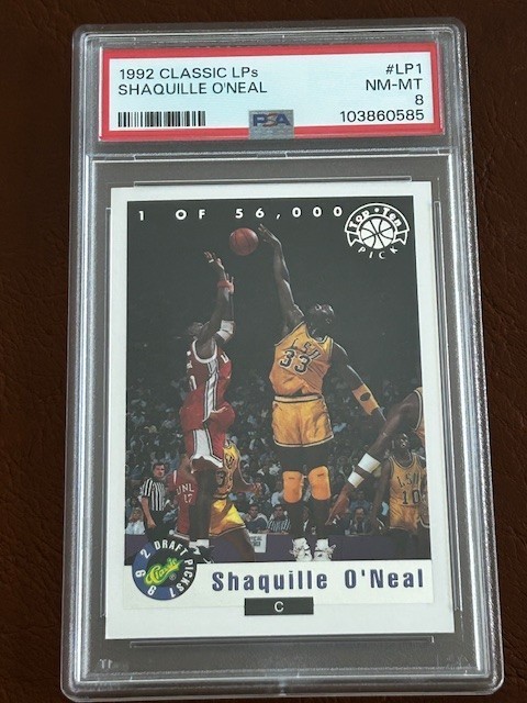 1992 Classic LPs Shaquille O’Neal #LP1 Rookie Card  PSA 8 1 of 56,000