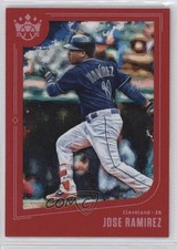2019 Diamond Kings Image Variation Red Framed Jose Ramirez (Blue Jersey) 05up