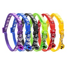 Quacc 6pcs Puppy Collars, Puppy Whelping Collars Colourful Adjustable Dog Col...