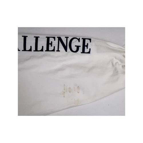 Vintage 90s Nautica Challenge J-Class Sailing Jacket Large White Hideaway Hood image 8