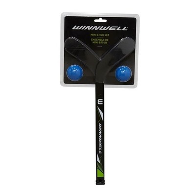 Winnwell Mini Stick Set - 2 Mini Schläger und 2 Bälle