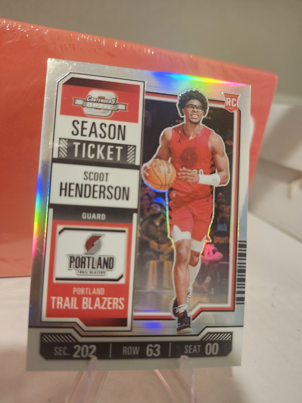 2023-24 Panini Contenders Optic - Season Ticket Scoot Henderson #46 (RC)