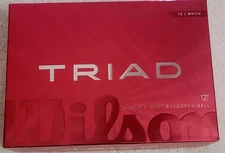 NEW Wilson Triad 2025 Golf Balls White 1 dozen