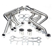 Exhaust Manifold Header Fit For Chevy GMC 73-85 Small Block Long Tube 1-5/8 MT00