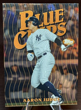 2019 Topps Finest Aaron Judge Blue Chips Yankees Insert FBC-AJ