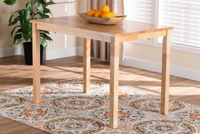 Eveline 43 1/4'' Wide Natural Brown Wood Dining Table