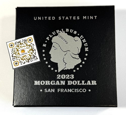 2023-S Morgan Silver Dollar, San Francisco Mint - U.S. Mint OGP - New - Picture 4 of 4