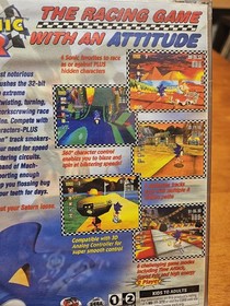 Sonic R Sega Saturn 1997 Complete CIB Tested