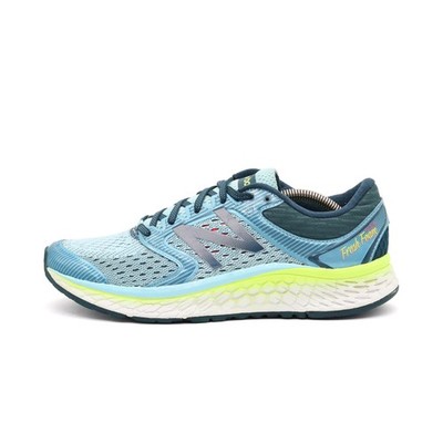 New Balance Damen W1080BY7 Sneaker Blau Gelb Mesh Low-Top Foam Laufschuh EU 41.5