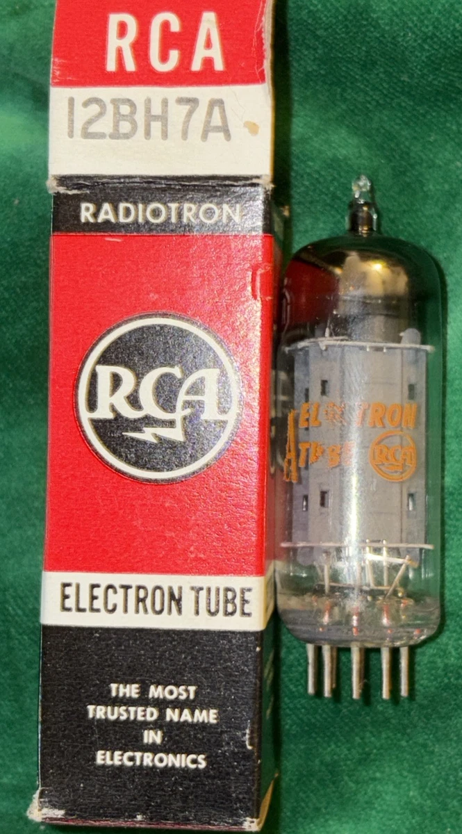 RCA 真空管 12BH7A 未使用に近い 2本セット 真空管 RCA 12BH7A 2本 USA製 - メルカリ