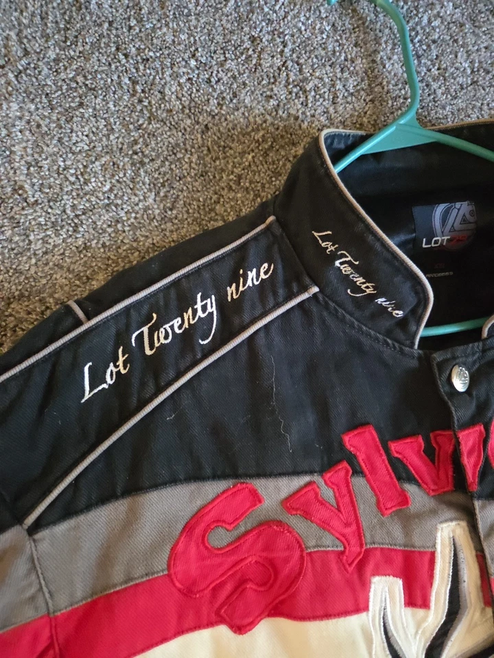 Винтажный лот 29 1990-х винтажный Sylvester & Tweety гоночная куртка XXL РЕДКАЯ - Изображение 4 из 4