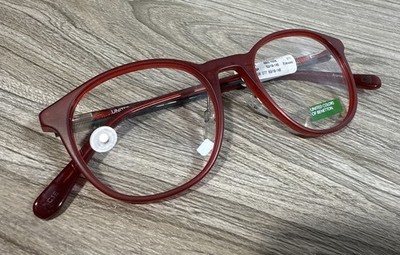 NEW UNITED COLORS OF BENETTON eyeglass Frames Red  Beo1006 277 50-19-145 (ucb4)