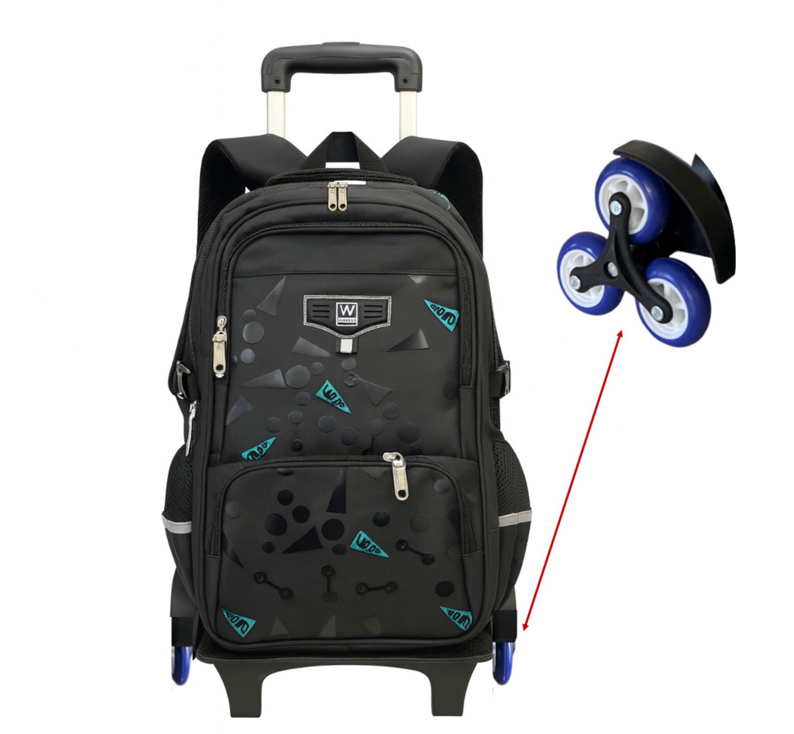 Wheel Backpack For School