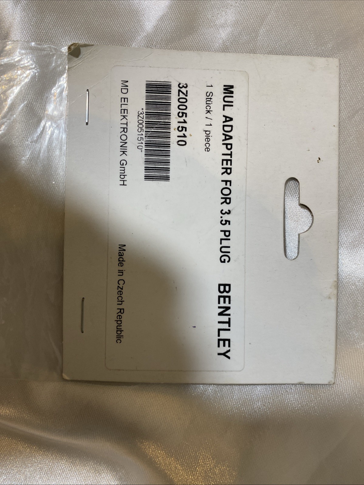 Bentley Mul Adapter For 3.5 Plug 3z0051510