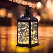 Solar Lantern Lights Outdoor Waterproof Solar Table Lamp Hanging Lighting wit